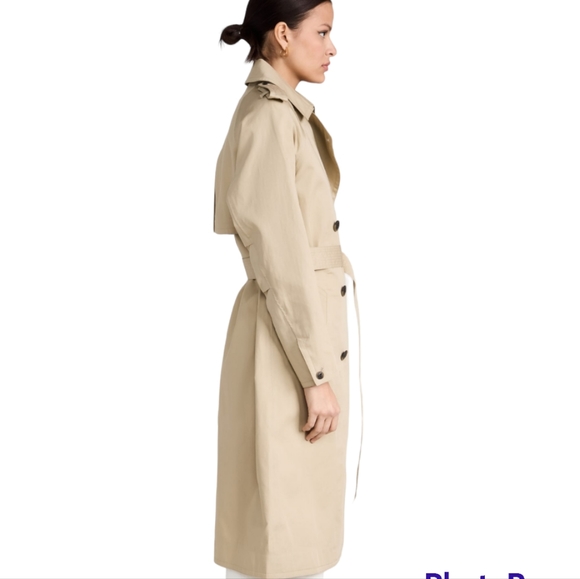New Vintage (1970) Nino Cerruti Designer Double Breast Trench Coat 36R Tan - Picture 2 of 12